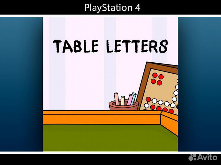 Table Letters PlayStation