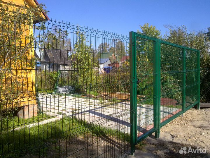 3Д забор панельные ограждения