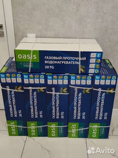 Проточный газовый водонагреватель Oasis Glass 20