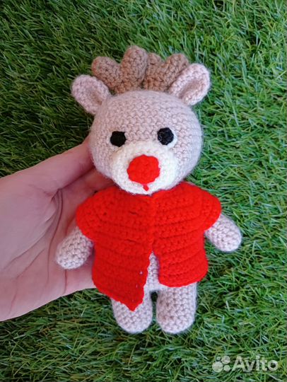 Новогодняя игрушка оленёнок