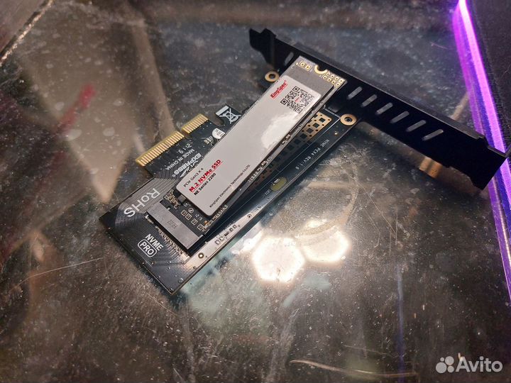 Переходник с SSD M2 NVMe на PCI Express x4