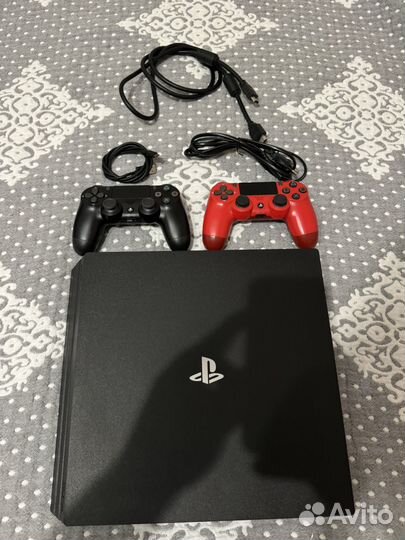 Ps 4 pro 1tb + 2 джойстика + fifa