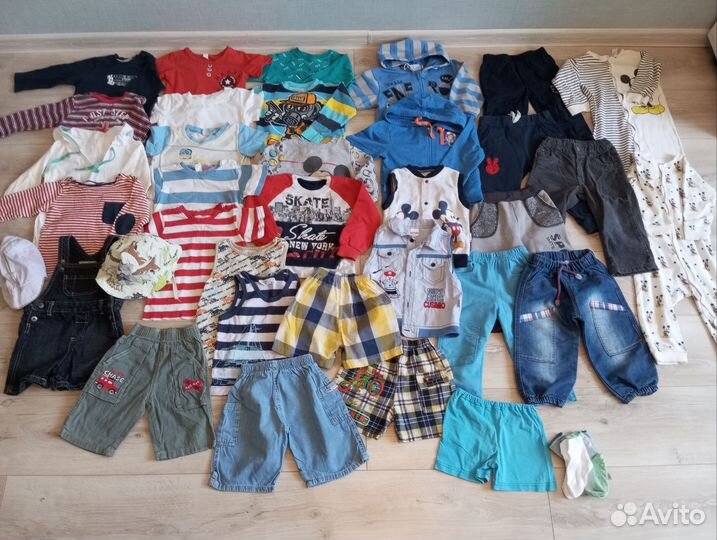 Вещи пакетом для мальчика 74 80 86