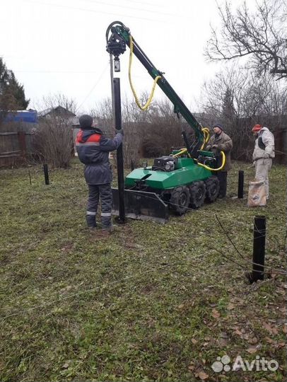 Винтовые сваи под ключ, монтаж винтовых свай