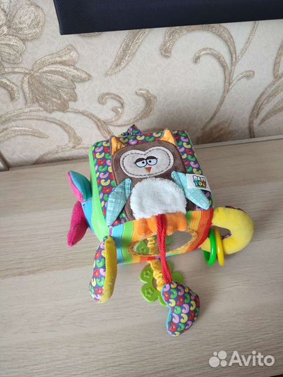 Развивающая игрушка-куб, мягкая