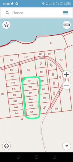 Участок 9,4 сот. (СНТ, ДНП)