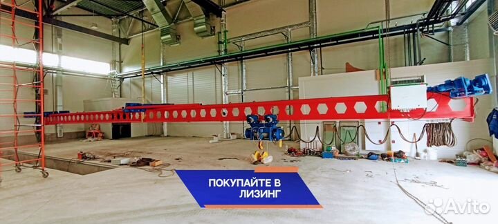 Кран-балка подвесная двухпролётная 10т – 21,5м