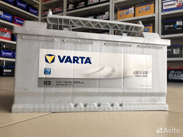 Аккумулятор Varta 100Ah 830A(EN)