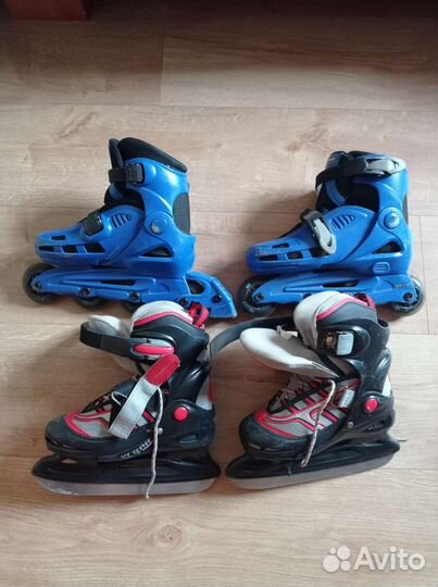 Коньки роликовые детские