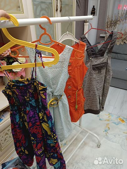 Сарафаны на девочку 6-7 лет. 122-128