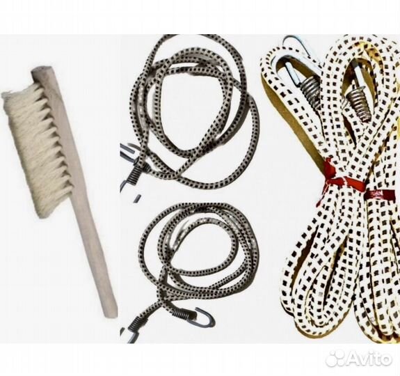 Крепёж резиновый Щётка смётка деревянная, СССР