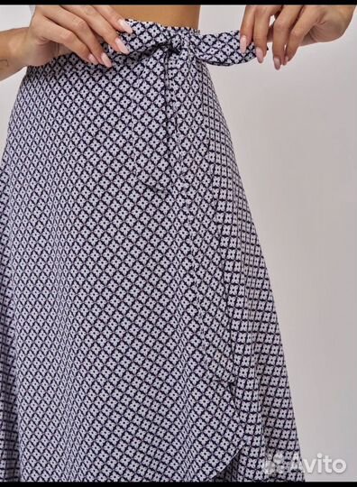 Юбка на запах летняя