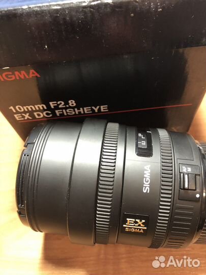 Фотообъектив Sigma для Canon объектив 10мм F2.8