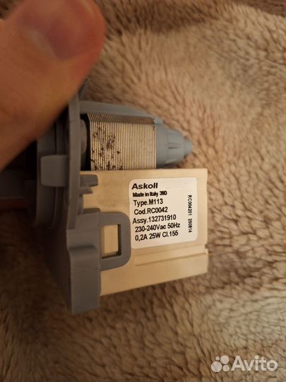 Насос (помпа) askoll, type m113, 0,2A, 25W