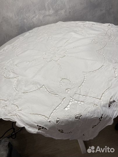 Скатерть Ришелье винтаж