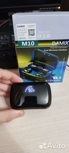 Блютуз наушники tws powerbank встроенный