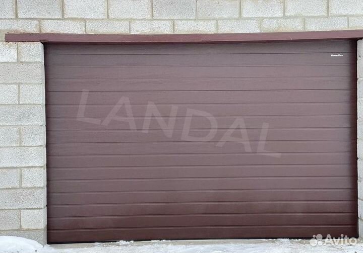 Гаражные секционные ворота