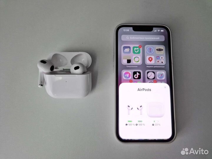 AirPods 3 (чип JL новый) + Подарок на выбор