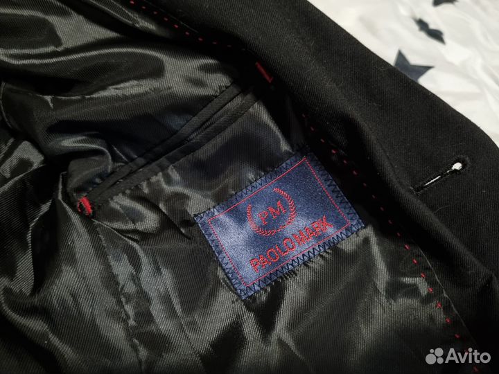 Классический костюм мужской чёрный