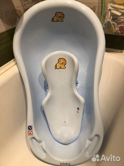 Ванночка и горка для купания