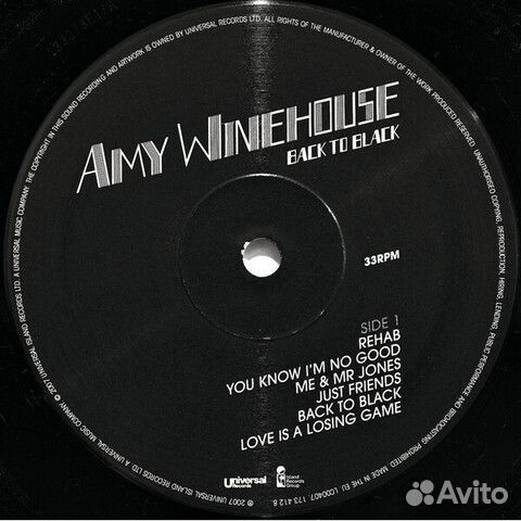Amy Winehouse / Back To Black (LP)