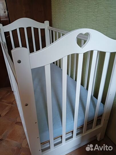 Детская кровать Ведрус Лана с поперечным маятником