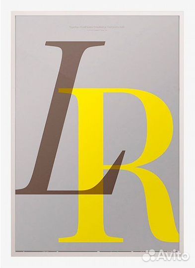Постеры плакаты Playtype 50x70 см