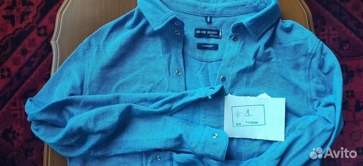 Рубашка подросток (М) 158 хлопок поли