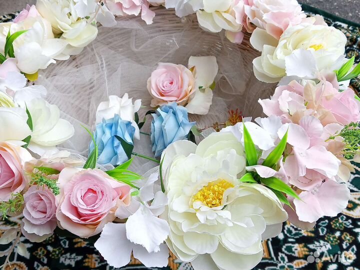 Корзина плетеная большая подарочная