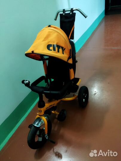 Детский велосипед с ручкой бу