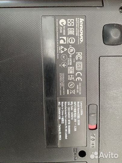 Ноутбук lenovo g505s