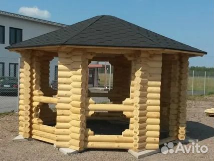 Беседка из сруба