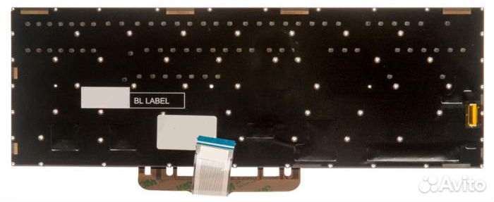 Клавиатура для Lenovo Y740-15 черная с подсветкой