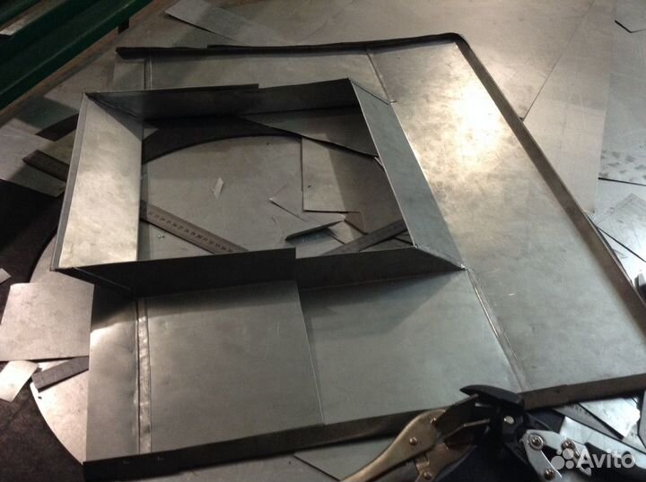 Услуги жестянщика, изделия из жести