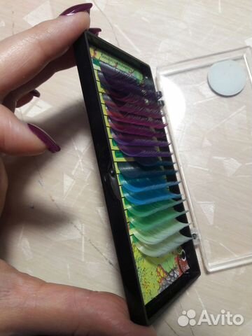 Цветные ресницы для наращивания Vivienne