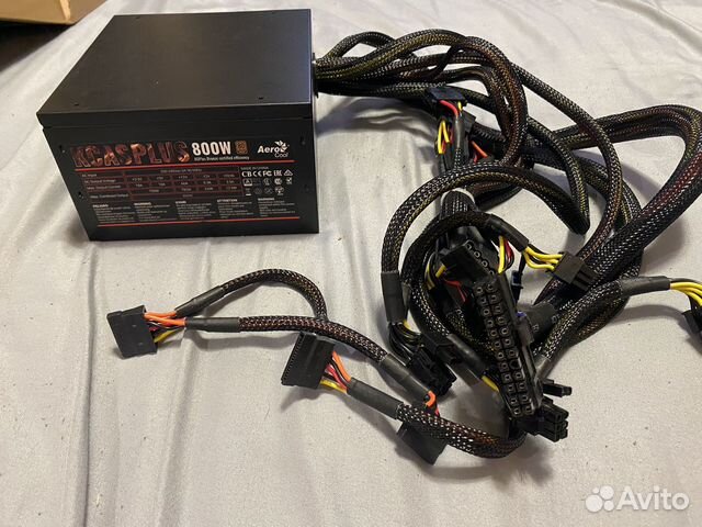 Блок питания для пк 800w aerocool купить в Москве | Электроника | Авито