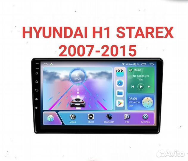 Магнитола android hyundai H1 starex