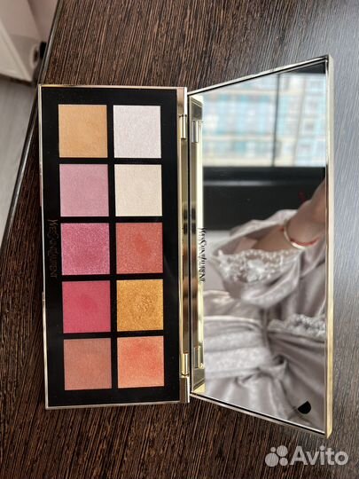 Палетка теней YSL