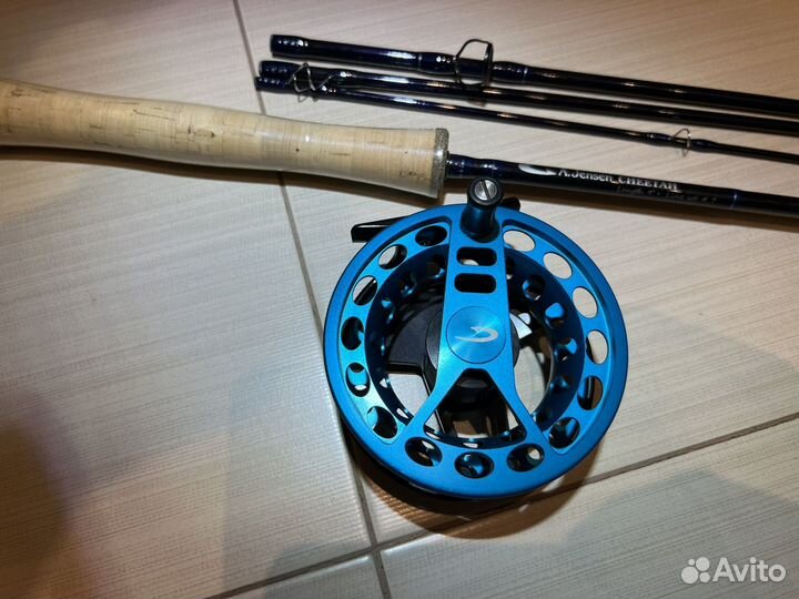 Удилище нахлыстовое с катушкой A.Jensen