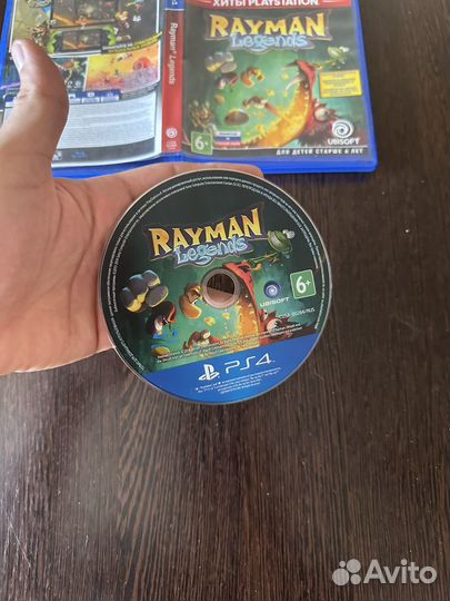 Диск на PS4 PS5 Rayman Legends в идеале