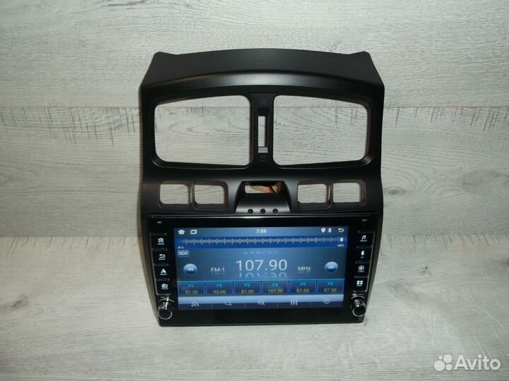 Магнитола Hyundai Santa Fe SM Android с кнопками