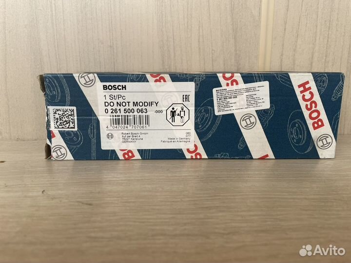 Форсунка bosch 0261500063