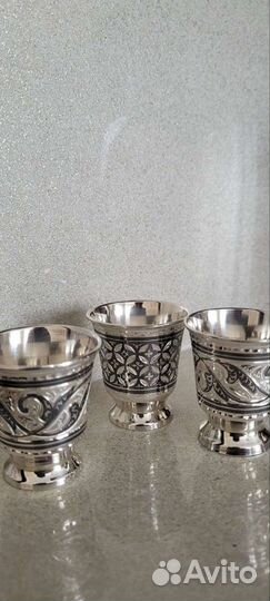 Стопка серебро