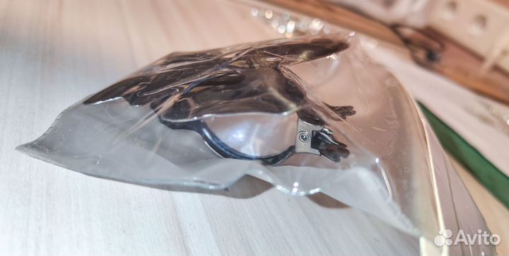 Клипса бант для карнизов и штор, цвет бронза