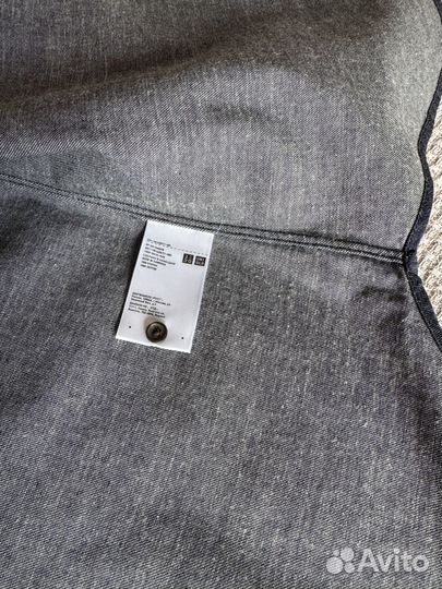 Джинсовая рубашка женская 44 uniqlo