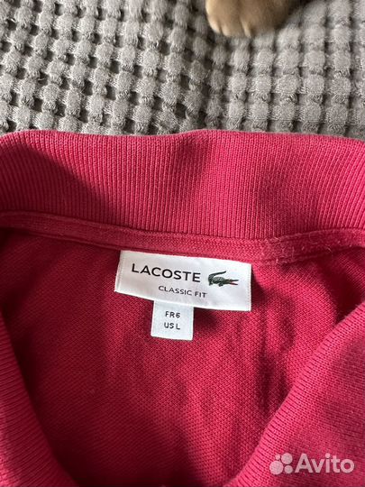 Поло лонгслив lacoste