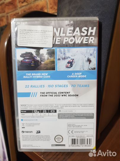 WRC Generations nintendo switch новый