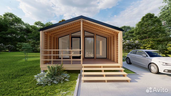 Модульный дом Барнхаус Barnhouse Готовый дом