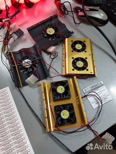 Охлаждение для жестких дисков SATA 3,5''
