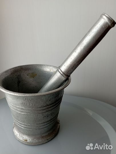 Ступа с пестиком СССР латунь